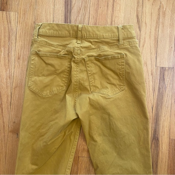 LOFT | Chino Yellow Straight Pants - Picture 5 of 5